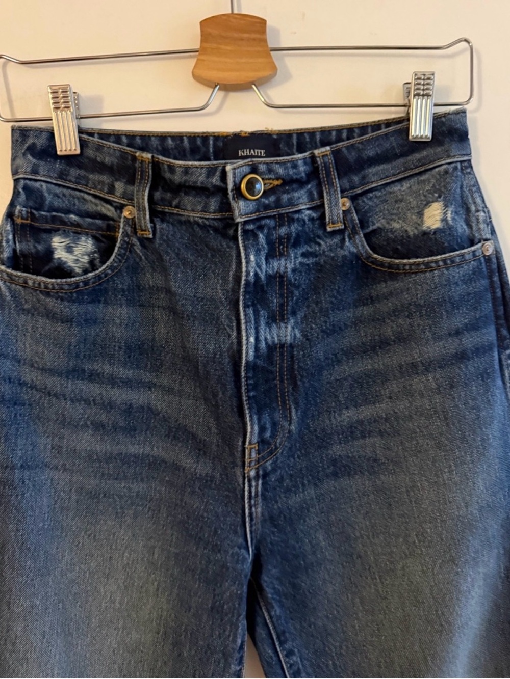 KHAITE Women's Danielle Denim 28 - Picture 4 of 8